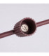 Karbon Bar Pendant Ceiling Light Burgundy 4x GU10-8