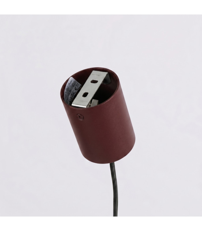 Karbon Bar Pendant Ceiling Light Burgundy 4x GU10-9