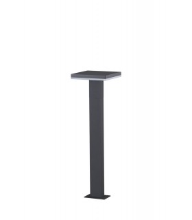 Bollard Pillar Lamp, 10W LED, 3000K, 700lm, IP54, Anthracite, 3 Years Warranty - 1