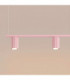 Karbon Bar Pendant Ceiling Light Pink 4x GU10-5