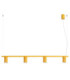 Karbon Bar Pendant Ceiling Light Yellow 4x GU10-1