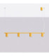 Karbon Bar Pendant Ceiling Light Yellow 4x GU10-3