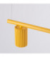 Karbon Bar Pendant Ceiling Light Yellow 4x GU10-7
