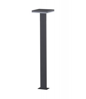 Bollard Pillar Lamp, 10W LED, 3000K, 700lm, IP54, Anthracite - 1