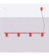 Karbon Bar Pendant Ceiling Light Red 4x GU10-3