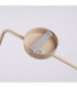 Nox Dome Wall Lamp Taupe Plug In 1x E14 On/Off Switch-10