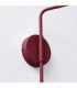 Nox Dome Wall Lamp Burgundy Plug In 1x E14 On/Off Switch-8