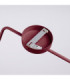 Nox Dome Wall Lamp Burgundy Plug In 1x E14 On/Off Switch-10