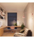 Nox Dome Wall Lamp Pink Plug In 1x E14 On/Off Switch-2