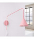 Nox Dome Wall Lamp Pink Plug In 1x E14 On/Off Switch-3