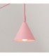 Nox Dome Wall Lamp Pink Plug In 1x E14 On/Off Switch-5