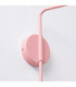 Nox Dome Wall Lamp Pink Plug In 1x E14 On/Off Switch-8