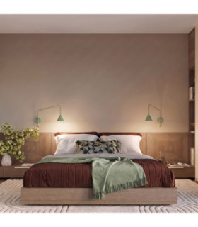 Nox Dome Wall Lamp Sage Plug In 1x E14 On/Off Switch-2