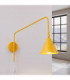 Nox Dome Wall Lamp Yellow Plug In 1x E14 On/Off Switch-4