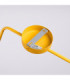 Nox Dome Wall Lamp Yellow Plug In 1x E14 On/Off Switch-10
