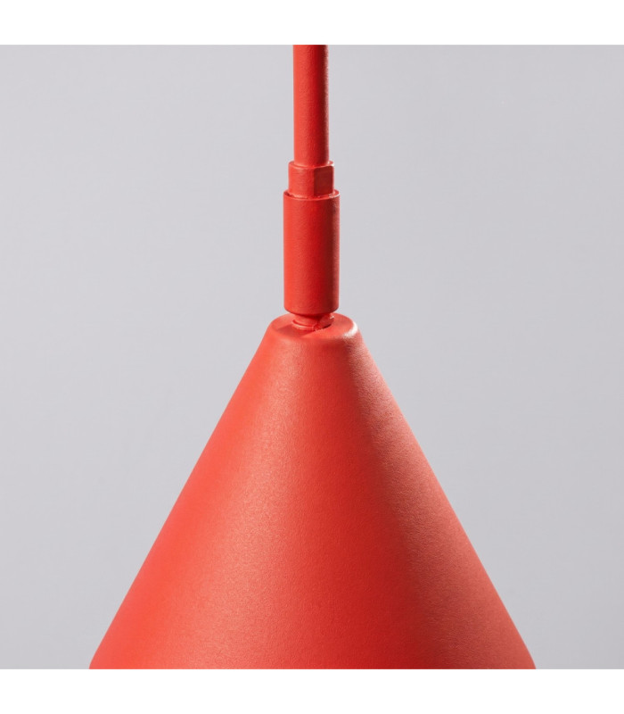 Nox Dome Wall Lamp Red Plug In 1x E14 On/Off Switch-7
