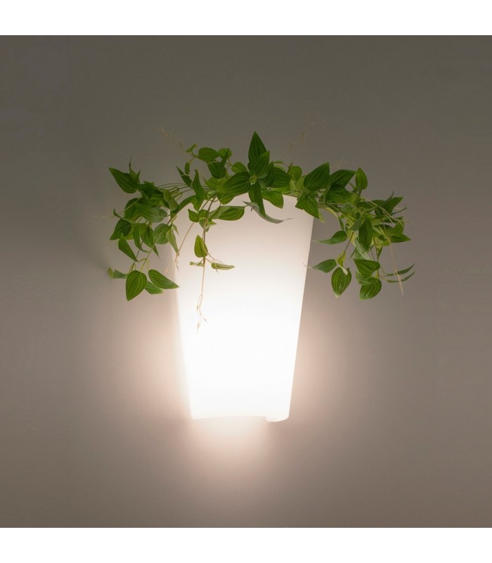 Flush Wall Lamp, 1 x E27, IP54, White - 4