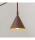 Nox Dome Wall Lamp Brown Plug In 1x E14 On/Off Switch-5