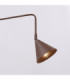 Nox Dome Wall Lamp Brown Plug In 1x E14 On/Off Switch-6