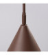 Nox Dome Wall Lamp Brown Plug In 1x E14 On/Off Switch-7