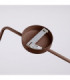 Nox Dome Wall Lamp Brown Plug In 1x E14 On/Off Switch-10