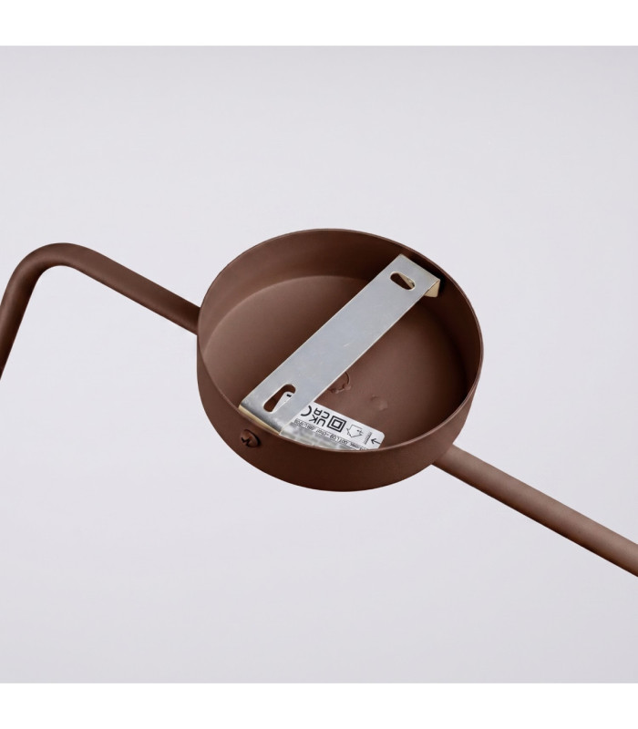 Nox Dome Wall Lamp Brown Plug In 1x E14 On/Off Switch-10