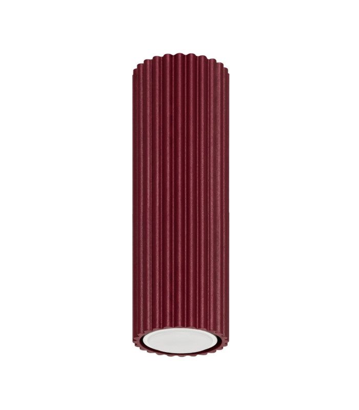 Karbon 20cm Surface Mounted Downlight Burgundy 1x GU10-1