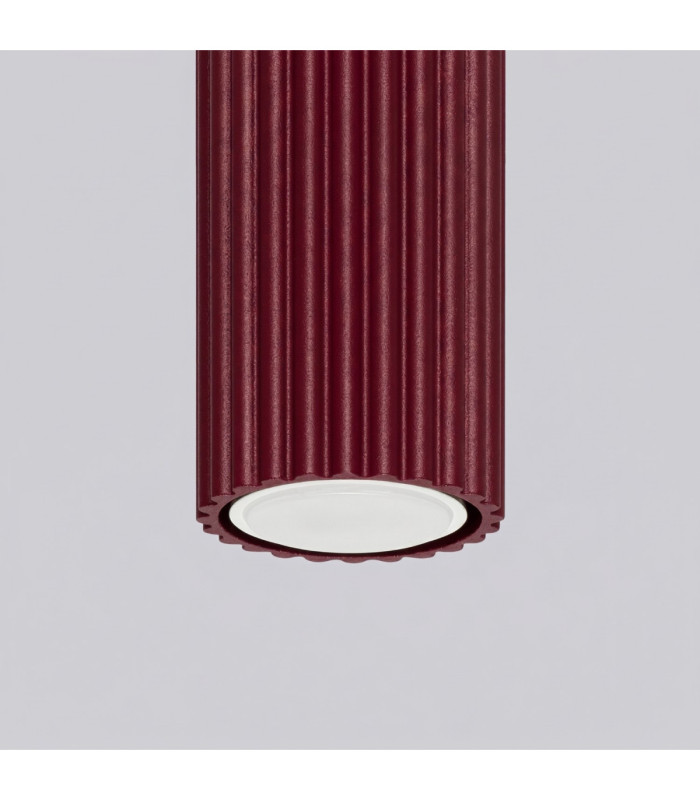 Karbon 20cm Surface Mounted Downlight Burgundy 1x GU10-5