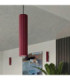 Karbon 20cm Surface Mounted Downlight Burgundy 1x GU10-12
