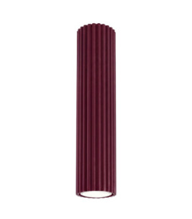 Karbon 30cm Surface Mounted Downlight Burgundy 1x GU10-1