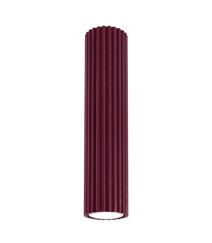Karbon 30cm Surface Mounted Downlight Burgundy 1x GU10-1