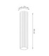 Karbon 30cm Surface Mounted Downlight Burgundy 1x GU10-9