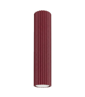 Karbon 40cm Surface Mounted Downlight Burgundy 1x GU10-1