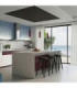 Karbon 40cm Surface Mounted Downlight Burgundy 1x GU10-11