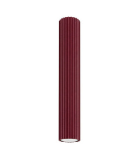 Karbon 60cm Surface Mounted Downlight Burgundy 1x GU10-1