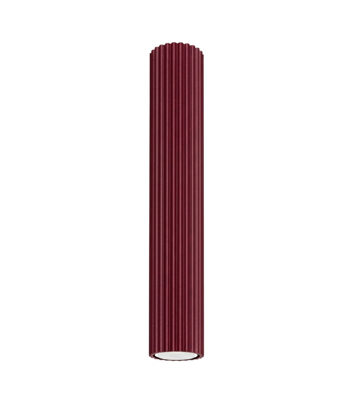 Karbon 60cm Surface Mounted Downlight Burgundy 1x GU10-1