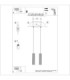 Karbon Bar Pendant Ceiling Light Burgundy 2x GU10-10