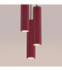 Karbon Cluster Pendant Ceiling Light Burgundy 3x GU10-6