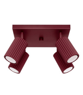 Karbon Ceiling Spotlight Clusters Burgundy 1x GU10-1