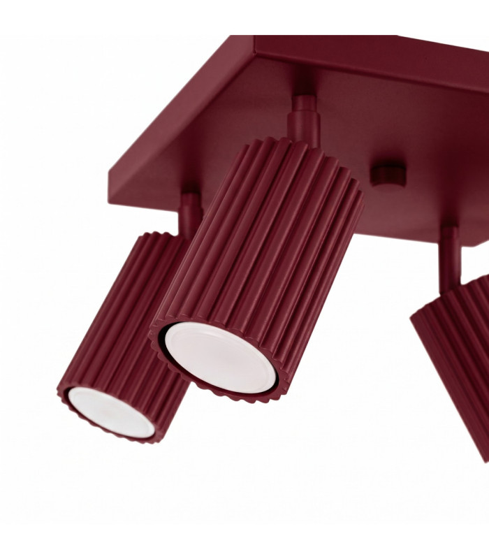 Karbon Ceiling Spotlight Clusters Burgundy 1x GU10-5