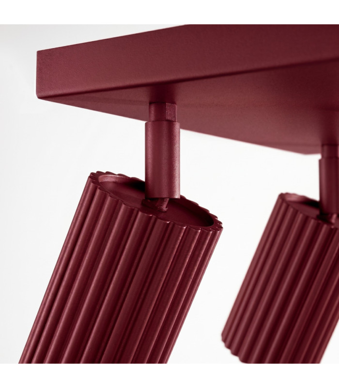 Karbon Ceiling Spotlight Clusters Burgundy 1x GU10-8
