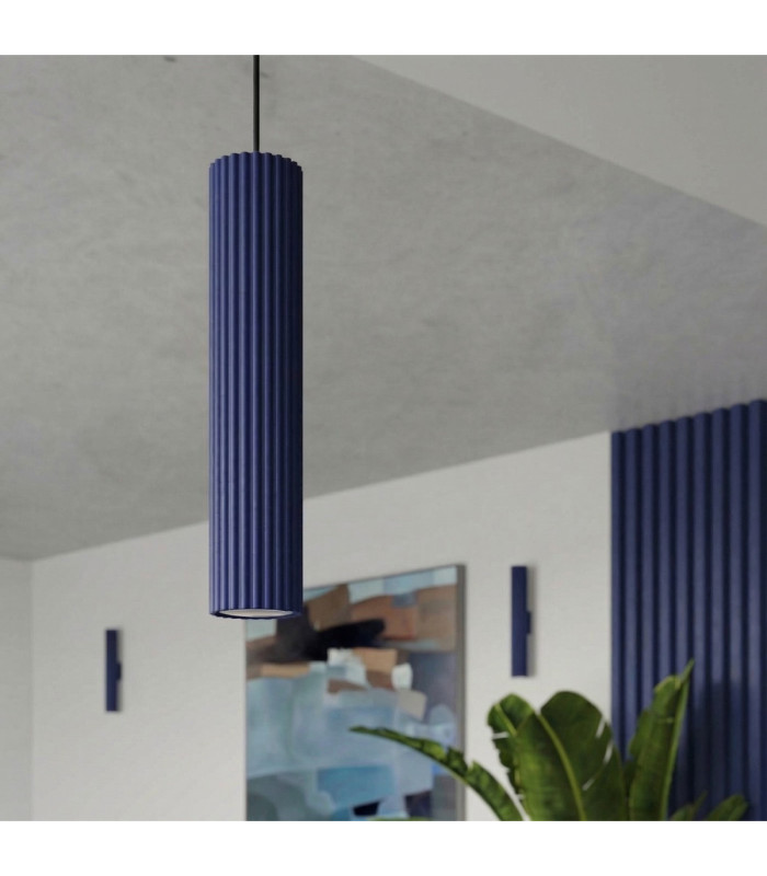 Karbon 30cm Surface Mounted Downlight Ultramarine 1x GU10-12