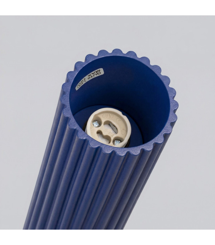 Karbon 40cm Surface Mounted Downlight Ultramarine 1x GU10-6