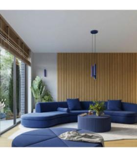 Karbon Cluster Pendant Ceiling Light Ultramarine 3x GU10-2