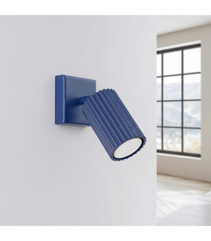 Karbon Wall Single Spotlight Ultramarine 1x GU10-3