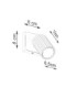 Karbon Wall Single Spotlight Ultramarine 1x GU10-8