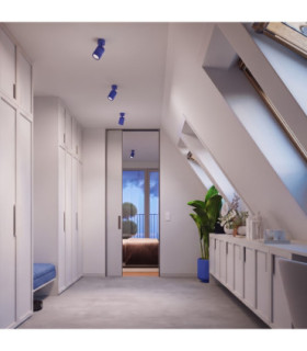 Karbon Ceiling Single Spotlight Ultramarine 1x GU10-2