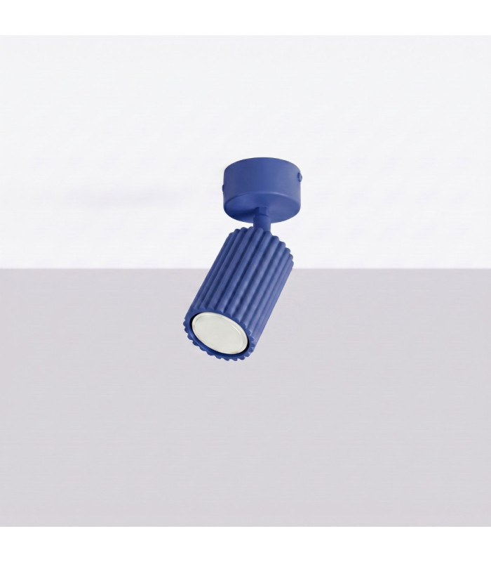 Karbon Ceiling Single Spotlight Ultramarine 1x GU10-3