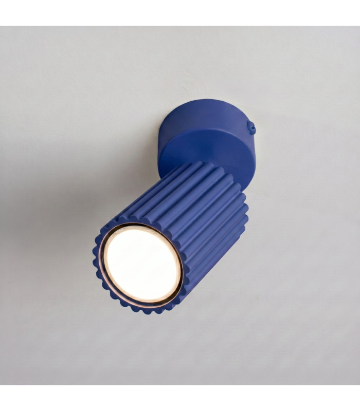 Karbon Ceiling Single Spotlight Ultramarine 1x GU10-5