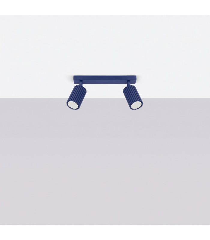 Karbon Twin Ceiling Spotlight Ultramarine 1x GU10-3